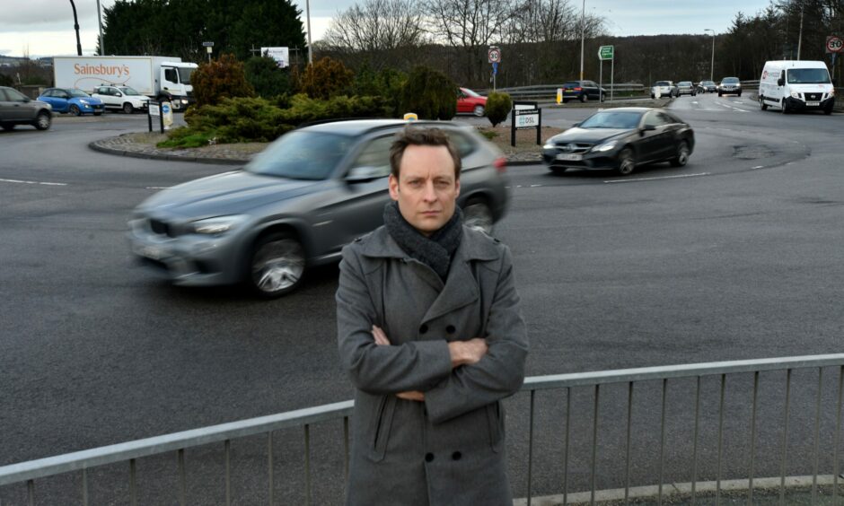 Scottish Conservative MSP Liam Kerr said the latest delay in the Haudagain roundabout project was "extremely disappointing". Picture by Darrell Benns/DCT Media.