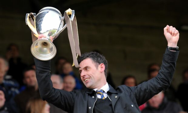 Charlie Rowley won the Highland League title with Forres Mechanics in 2012