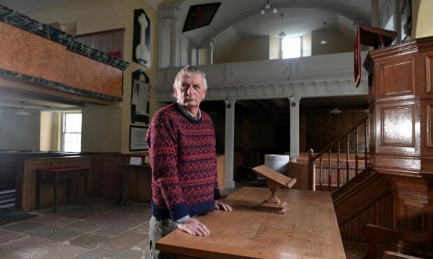 David Alston of Cromarty East church which has had its donations box stolen twice in recent weeks.