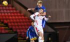 Peterhead defender Jason Brown in action against Airdrieonians