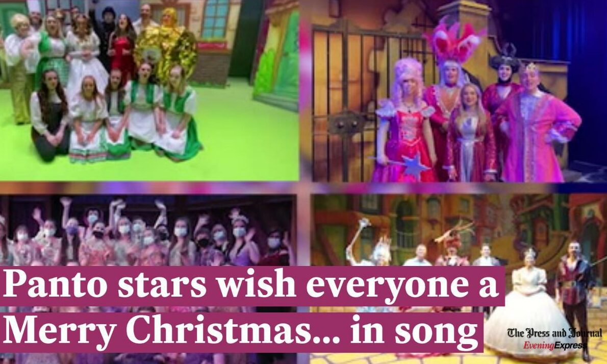 WATCH Northeast panto stars wish everyone a tuneful Merry Christmas