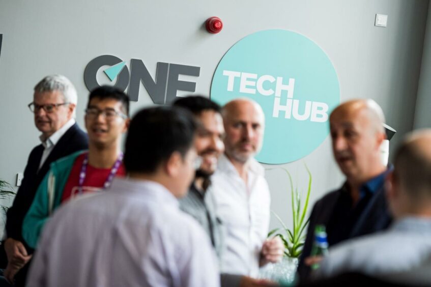 People at ONE Tech Hub