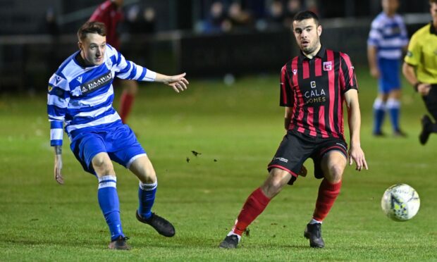 Calum Dingwall, right has signed a new deal with Inverurie Locos and wants to win trophies with the club