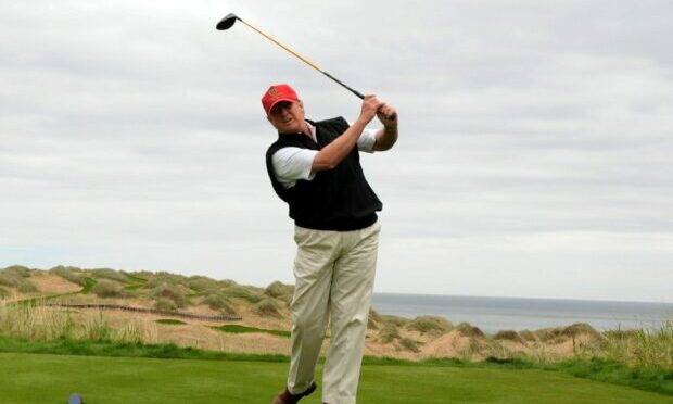 Donald Trump hailed the Menie course as the best in the world when it opened in 2012