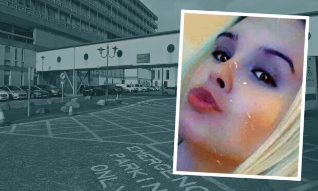 Shania Collins died at Aberdeen Royal Infirmary.