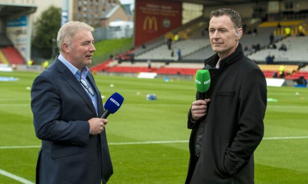 Chris Sutton, right, expects to claim bragging rights over Ally McCoist, left, at the Battle of the Brits