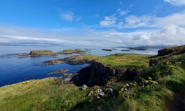 The woman was walking near Treshnish Point. Image: RSPB Scotland