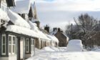 Snow in Braemar in February 2021. Picture by Jane Barlow/PA.