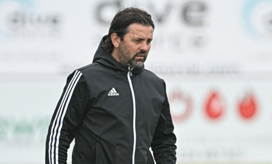 Cove Rangers manager Paul Hartley