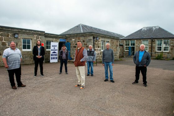 The community group outside Fife Street School this summer.