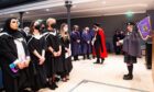RGU graduates gathered at Aberdeen's Music Hall on Wednesday