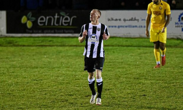 Ross Aitken made his debut for Fraserburgh against Fort William on Saturday