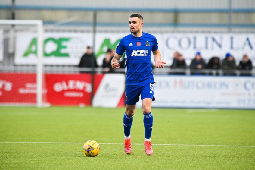 Cove Rangers defender Scott Ross