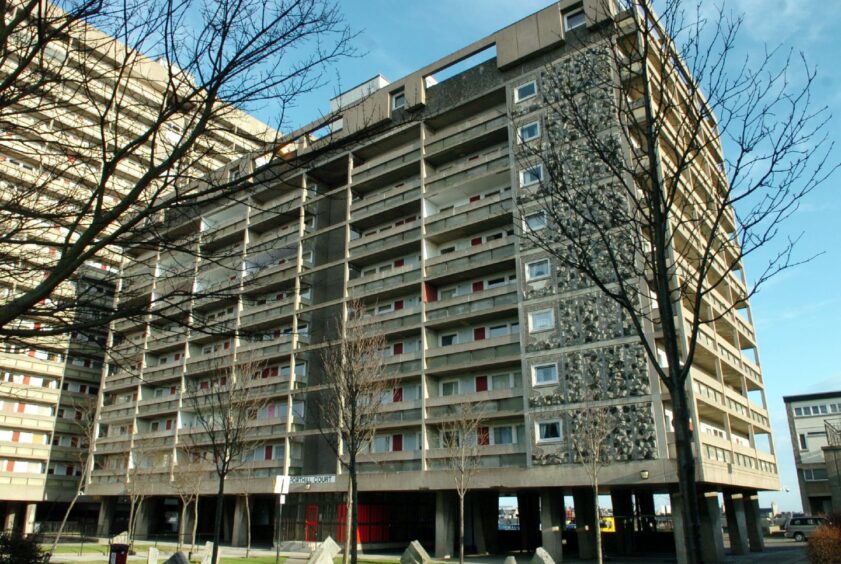 Porthill Court is one of five Aberdeen high rises to retain its A-listing. Picture by Chris Sumner/DCT Media.