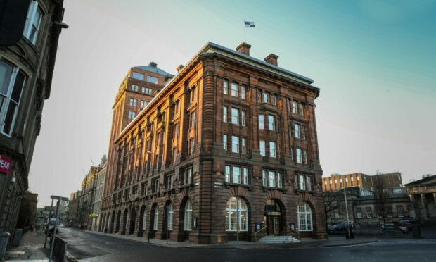 The DC Thomson building in Dundee city centre.