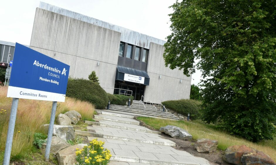 Aberdeenshire Council HQ at Woodhill House, Aberdeen. Photo by Paul Glendell/DCT Media.