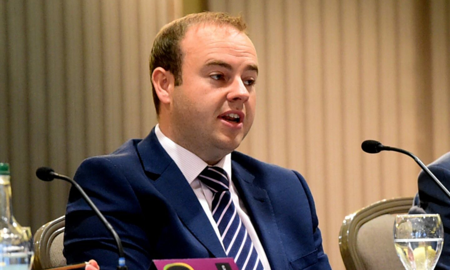 Stuart Dunne, speaking at a P&J Business Breakfast in Aberdeen in 2018.