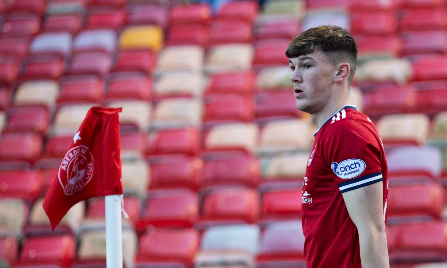 Aberdeen's Calvin Ramsay during the Scottish Cup tie with Edinburgh City at Pittodrie.