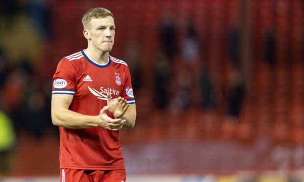 Aberdeen's Lewis Ferguson (19) during the Scottish Cup defeat of Edinburgh City