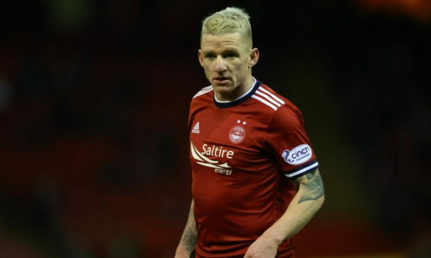 Aberdeen defender Jonny Hayes