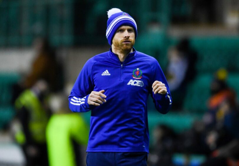 New Cove Rangers signing Mark Reynolds was on the bench