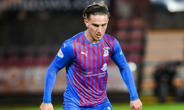 Logan Chalmers has played 14 times for Caley Thistle since joining on loan from Dundee United in January.