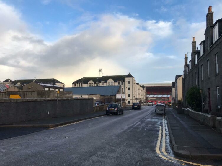 As well as flocks of football fans, there is a large student population in the area of the proposed takeaway near Pittodrie. 