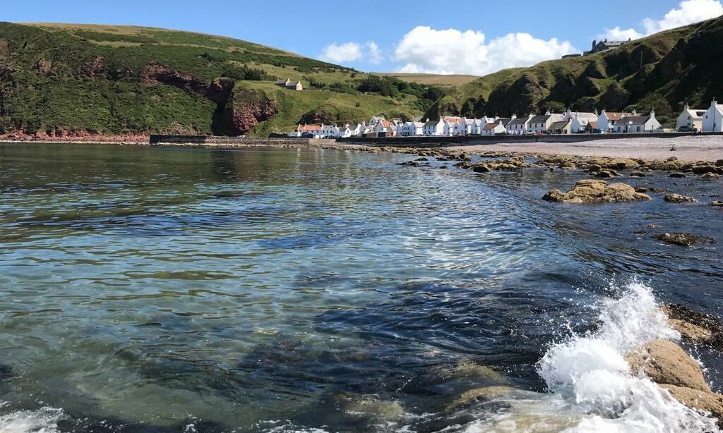 A Pennan fishing cottage has gone up for sale as a potential dream home