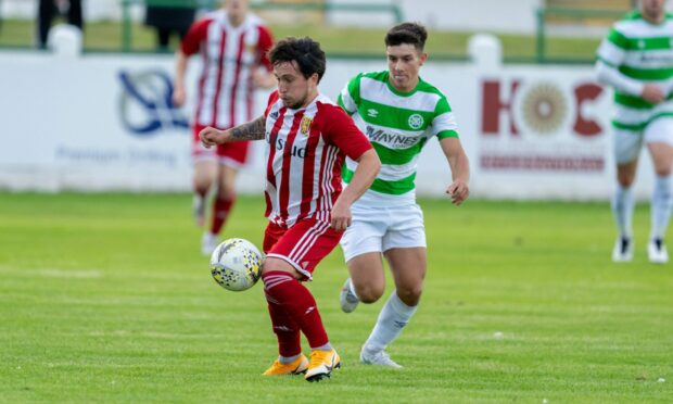 Andrew Greig, pictured during his time with Formartine, hopes to have success with Nairn County.