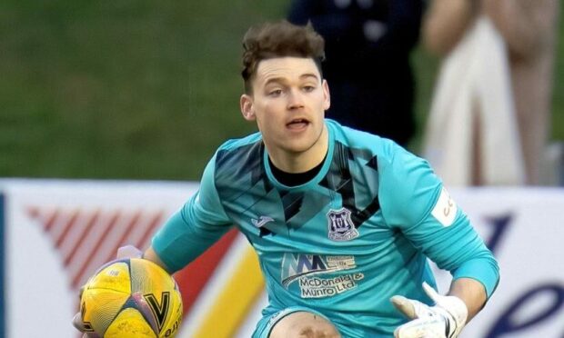 Elgin City goalkeeper Daniel Hoban.