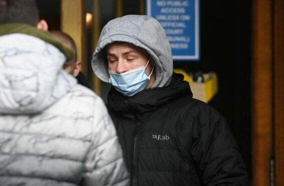 Neilson Harris outside Aberdeen Sheriff Court.  
Picture by Chris Sumner.