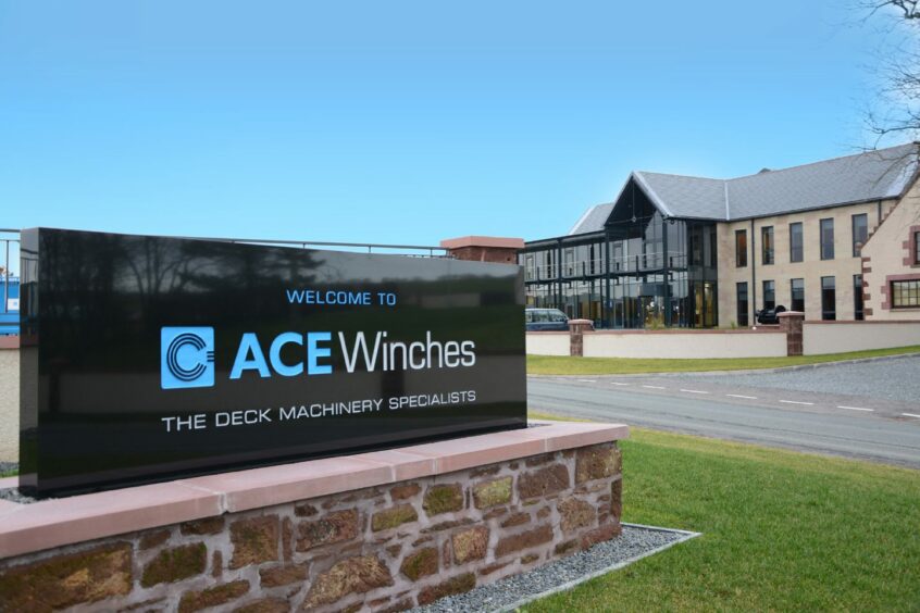 Ace Winches' headquarters at Towie Barclay Works.