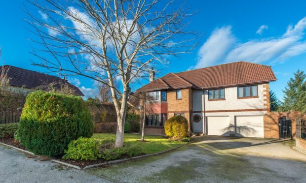Key to happiness: First impressions are excellent at this spacious five-bedroom home in the sought after area of Kingswells.