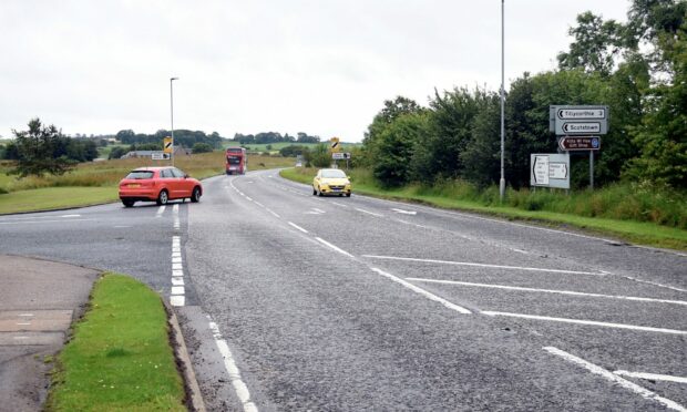 A947 at Newmachar.