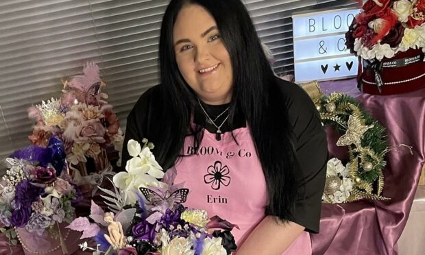 Erin Miller makes silk flower arrangements and is based in Daviot, Aberdeenshire.