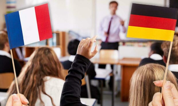 The number of pupils studying French and German at National 5 level has declined every year since 2015.