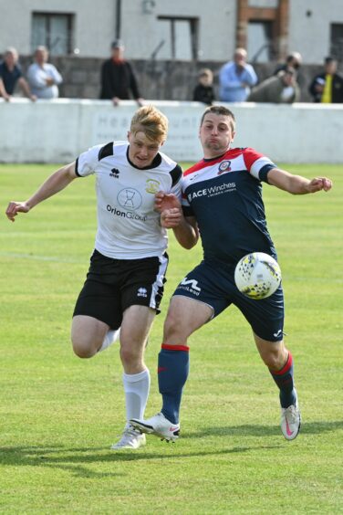 Lewis Nicolson, left, has returned to Inverness Caley Thistle following a loan spell with Clach