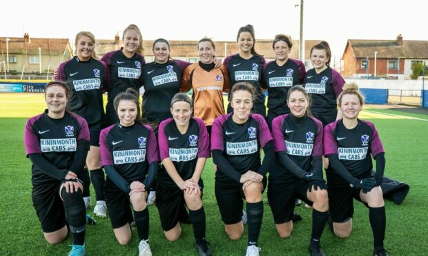 Buchan Ladies FC. Picture by Kim Cessford.