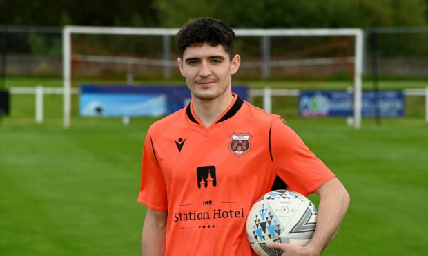 Jack Brown, who has joined Peterhead from Rothes