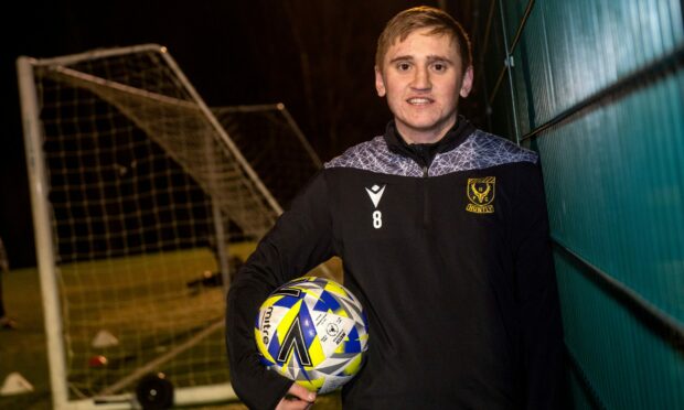 Huntly's new signing Ryan Sewell