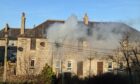 Two fire engines were called out to tackle a flat fire in Fraserburgh. PIC: Jamie Ross