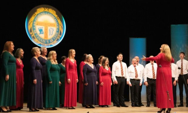 The Black Isle Gaelic Choir perform at The Royal National Mod. Organisers announce that it generated £1.2million for the Highland economy. Picture supplied by The Royal National Mod.