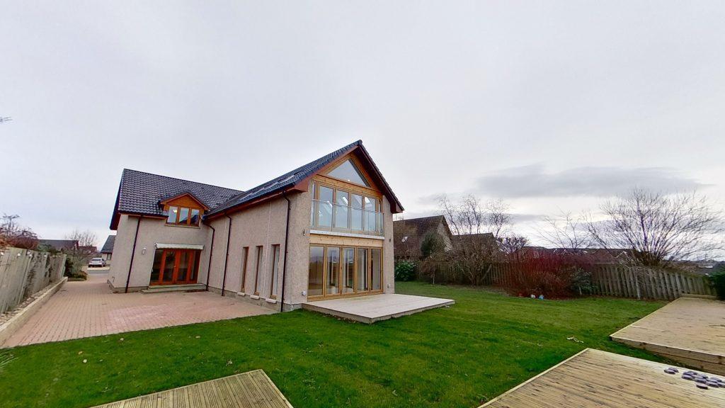 Forever home: The stunning Morayview went on the market in Nairn this week.