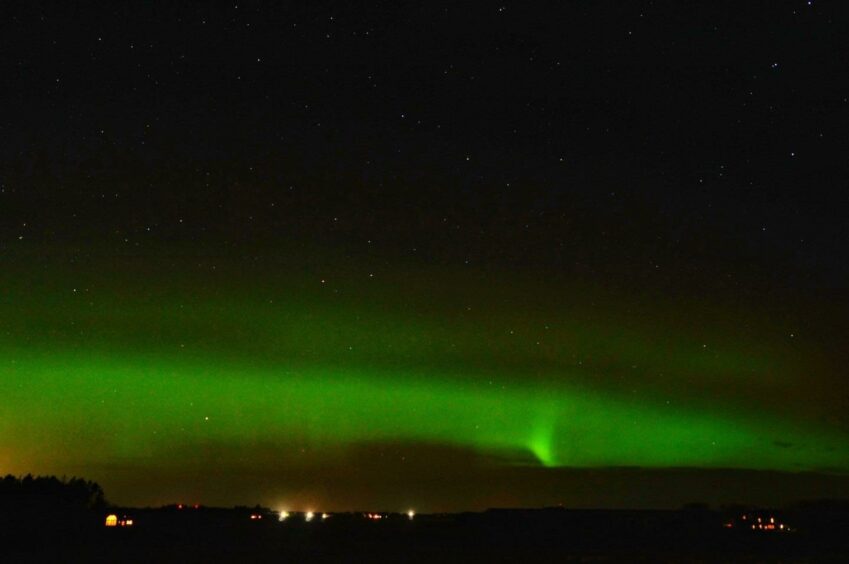 The Lights are caused by excitation of particles in the atmosphere. Picture by Mikey Rennie.