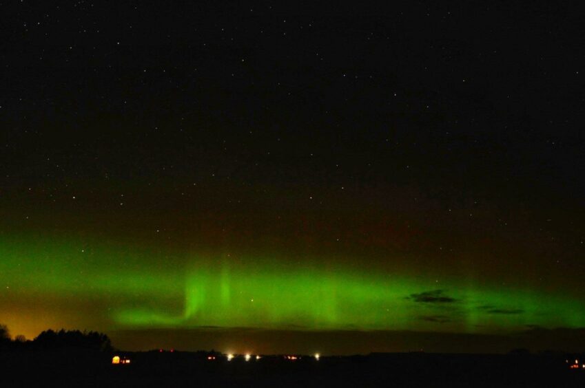The Lights could be seen from various locations across north Scotland. Picture by Mikey Rennie.