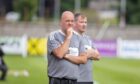 Deveronvale manager Craig Stewart, left, is keen to give youth a chance.