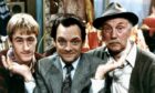 David Jason with his two co-stars in Only Fools and Horses.