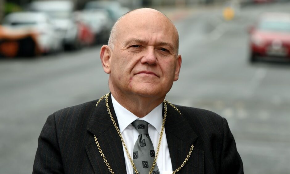 Lord Provost Barney Crockett said the SNP's last attempt to debate the future of Union Street did not meet council standards. Picture by Kenny Elrick/DCT Media.
