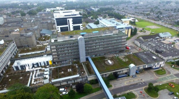 Aberdeen Royal Infirmary A&E department has experienced a spike in complaints. Image Kenny Elrick / DC Thomson.