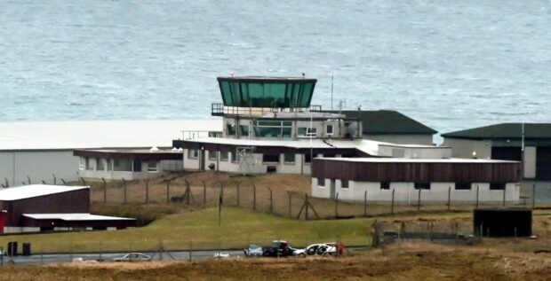 Rescue teams were called to Sumburgh Airport around 12:18pm today.